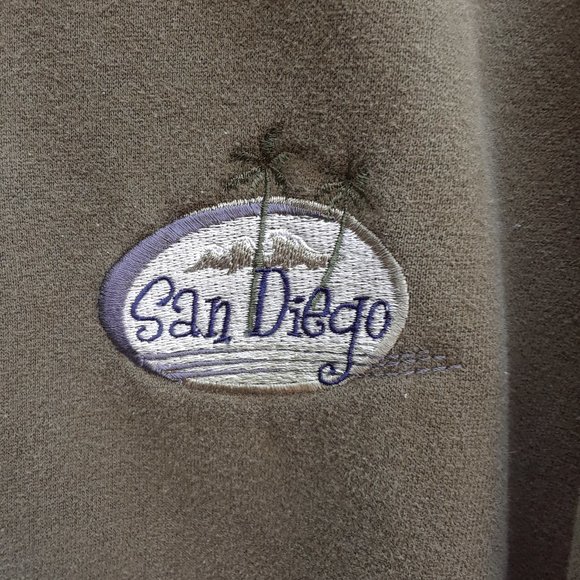 San Diego 1/4 Zip Sweatshirt - Unisex - Picture 4 of 7